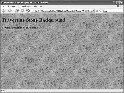 Creating Your Own Tiled Backgrounds
