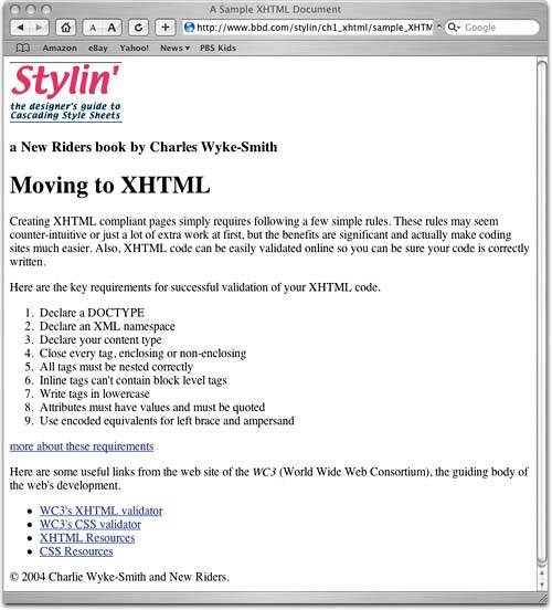 XHTML and How to Write It